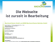 Tablet Screenshot of machlanddamm.at